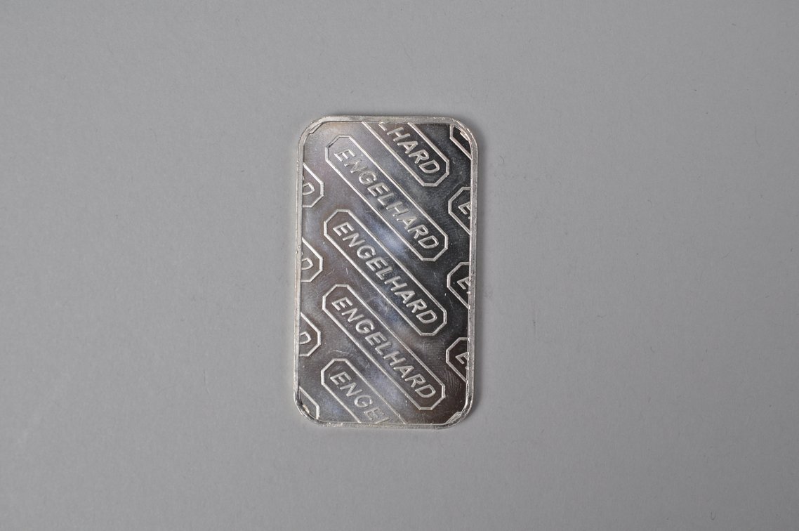 Engelhard .999 Fine Silver 1 ozt. Bar, photo 5 of 5