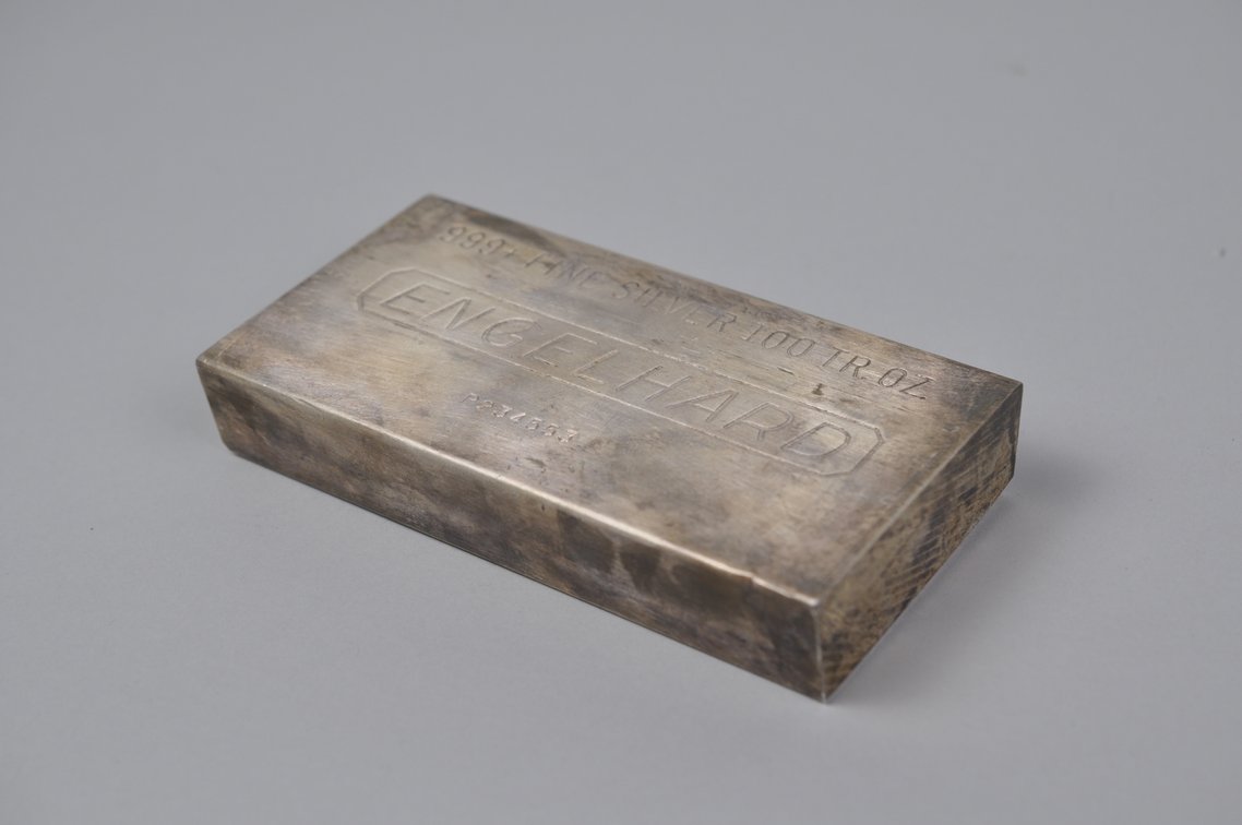 Engelhard 100 Tr. Ozt Engelhard P234553 Silver Bar, photo 6 of 16