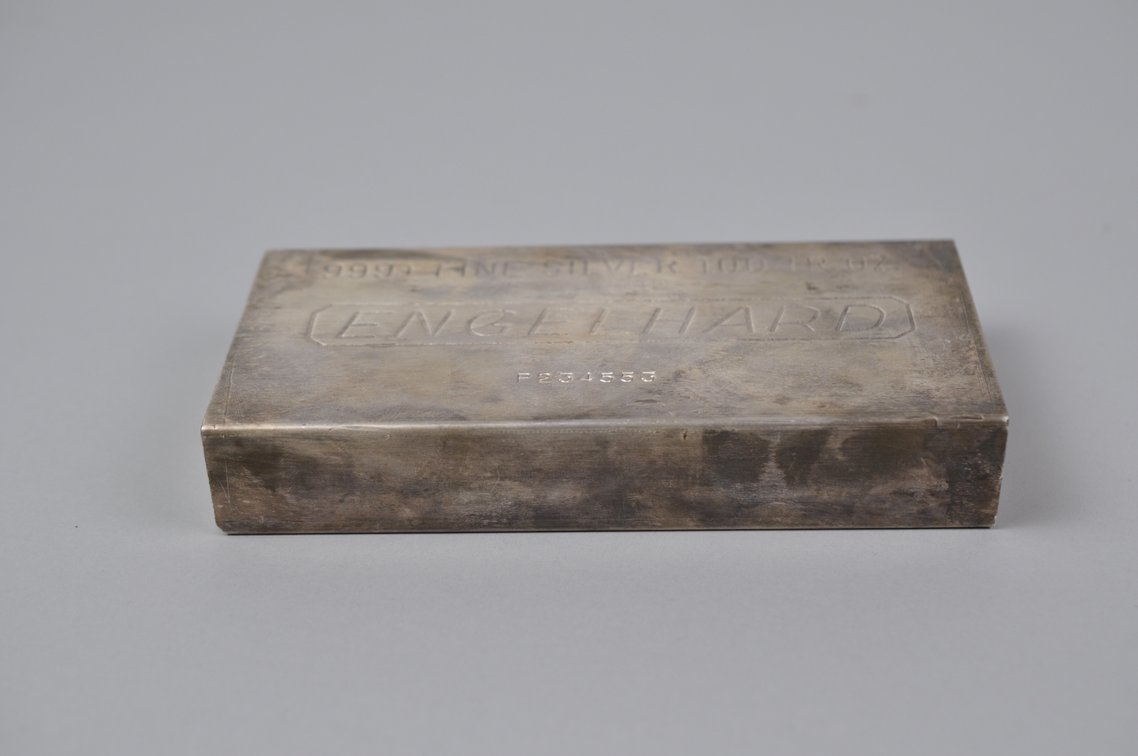 Engelhard 100 Tr. Ozt Engelhard P234553 Silver Bar, photo 7 of 16
