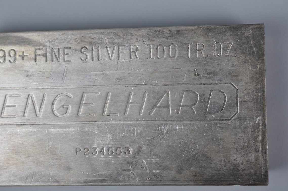 Engelhard 100 Tr. Ozt Engelhard P234553 Silver Bar, photo 5 of 16