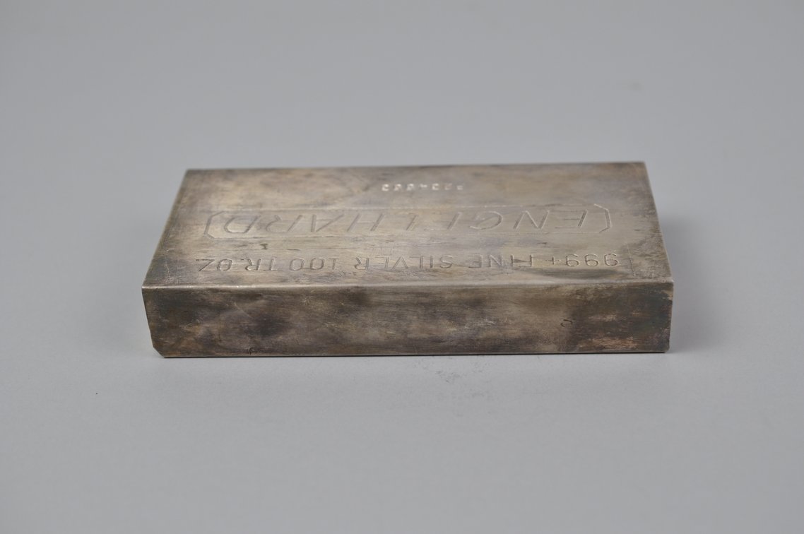 Engelhard 100 Tr. Ozt Engelhard P234553 Silver Bar, photo 10 of 16