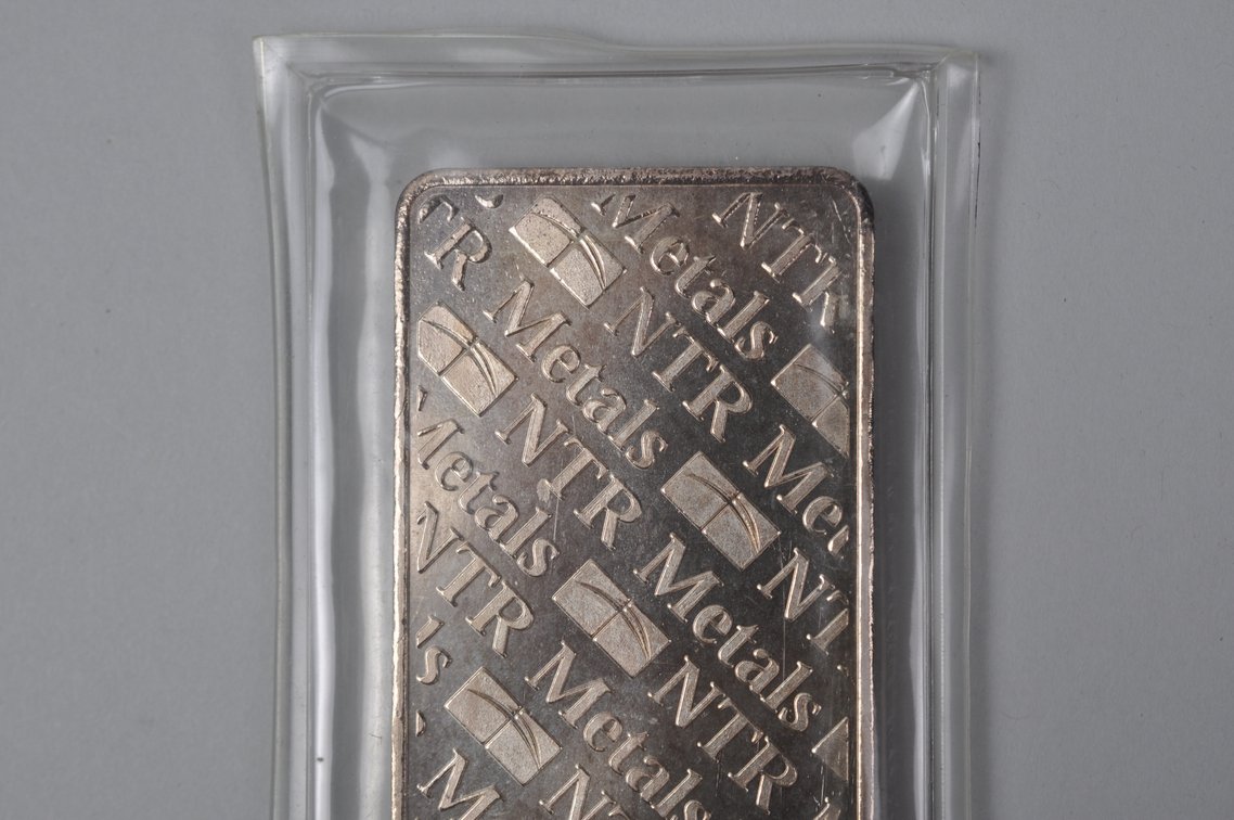 NTR Metals Assayers and Refiners Fine Silver .999 10 ozt Bar, photo 9 of 11