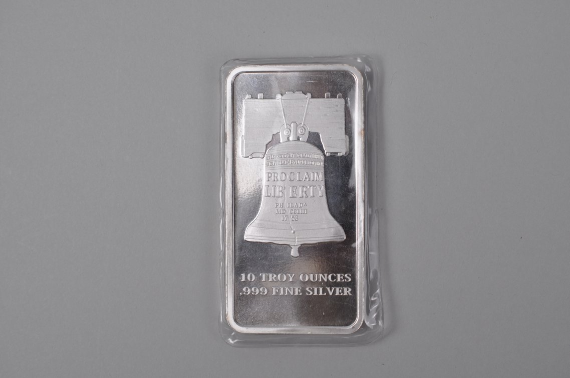 SD Bullion 10 ozt .999 Fine Silver Bar, photo 2 of 9