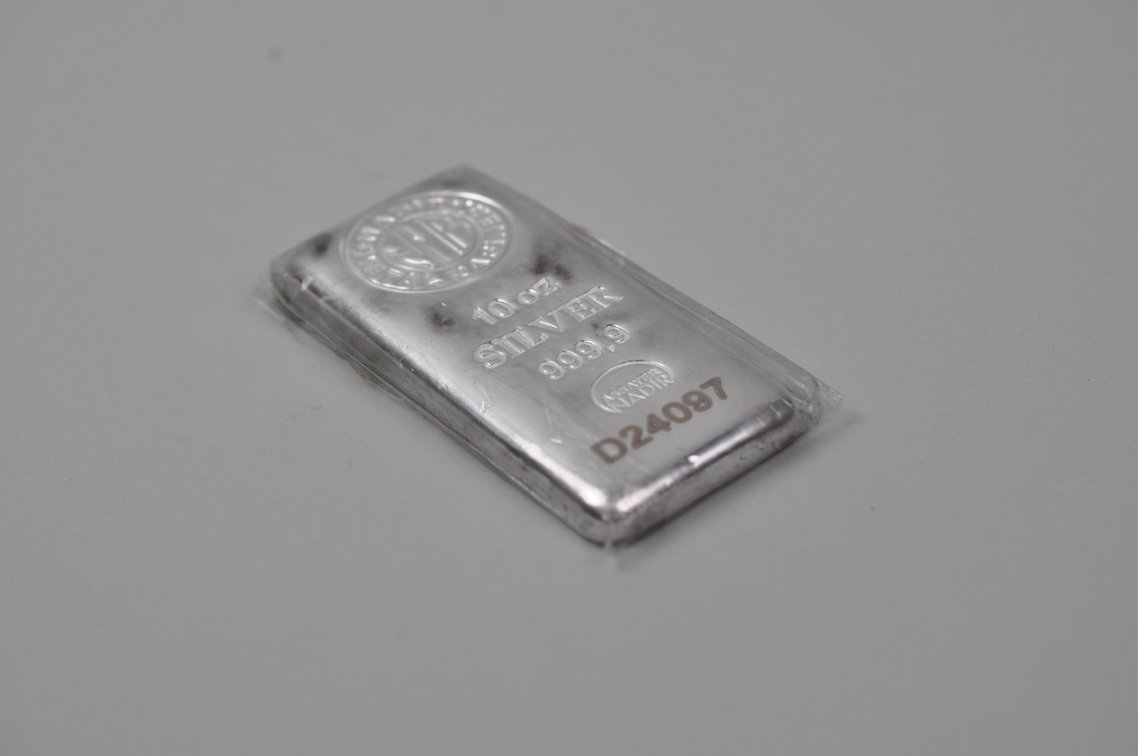 Nadir Rafineri Metal 10 ozt Silver 999,9 Assayer Nadir Bar, photo 9 of 10