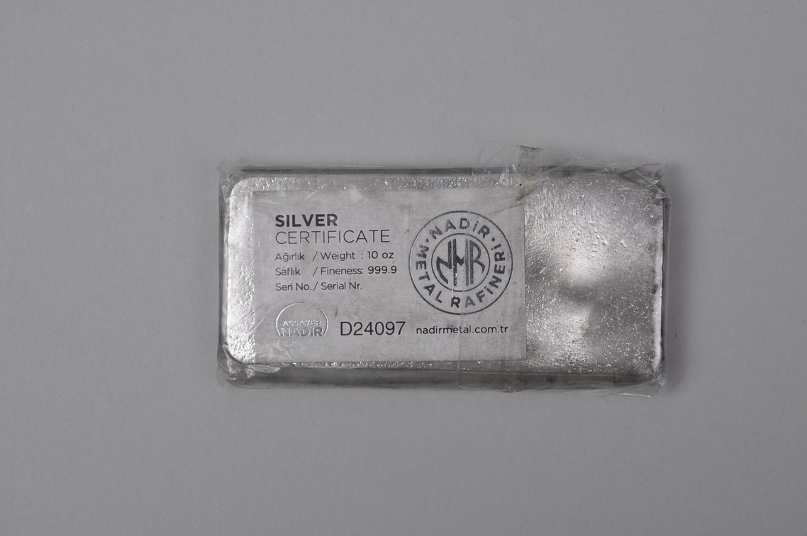 Nadir Rafineri Metal 10 ozt Silver 999,9 Assayer Nadir Bar, photo 10 of 10