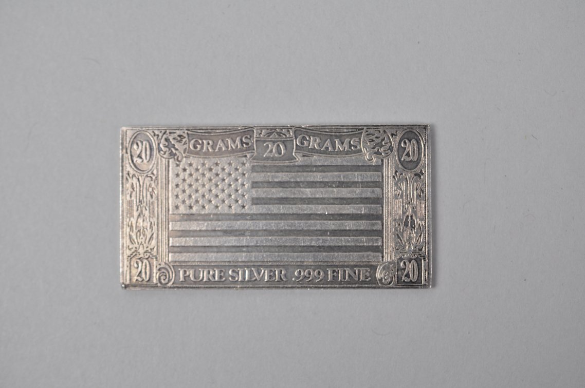Two The Silver Mint 20 Gram Pure Silver .999 Silver Bars, photo 3 of 13