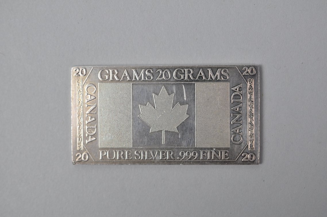 Two The Silver Mint 20 Gram Pure Silver .999 Silver Bars, photo 9 of 13