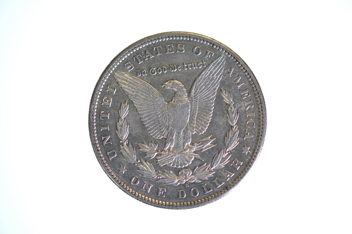 1900 Morgan Silver Dollar San Francisco, photo 2 of 2