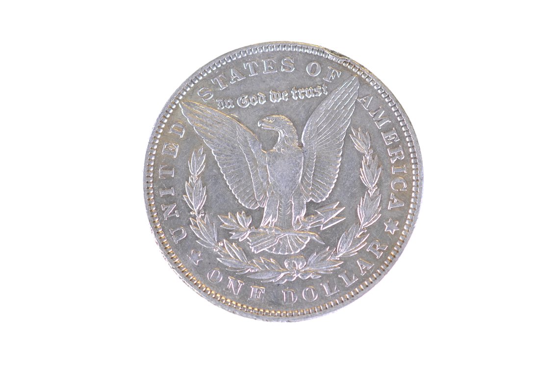 1902 Morgan Silver Dollar Philadelphia, photo 3 of 3