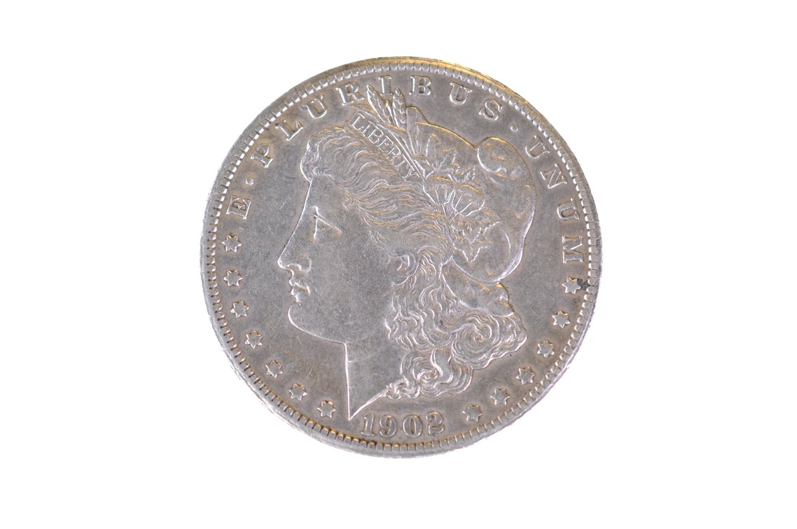 1902 Morgan Silver Dollar San Francisco, photo 2 of 3