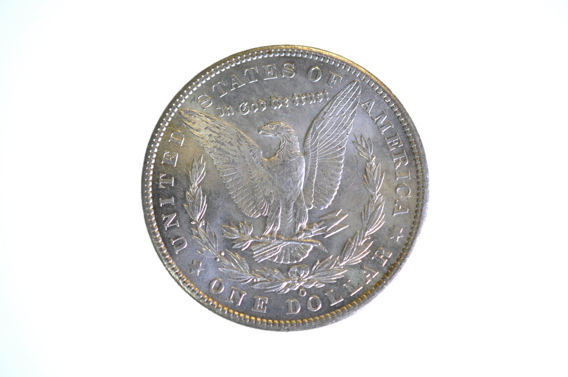 1902 Morgan Silver Dollar New Orleans, photo 2 of 3