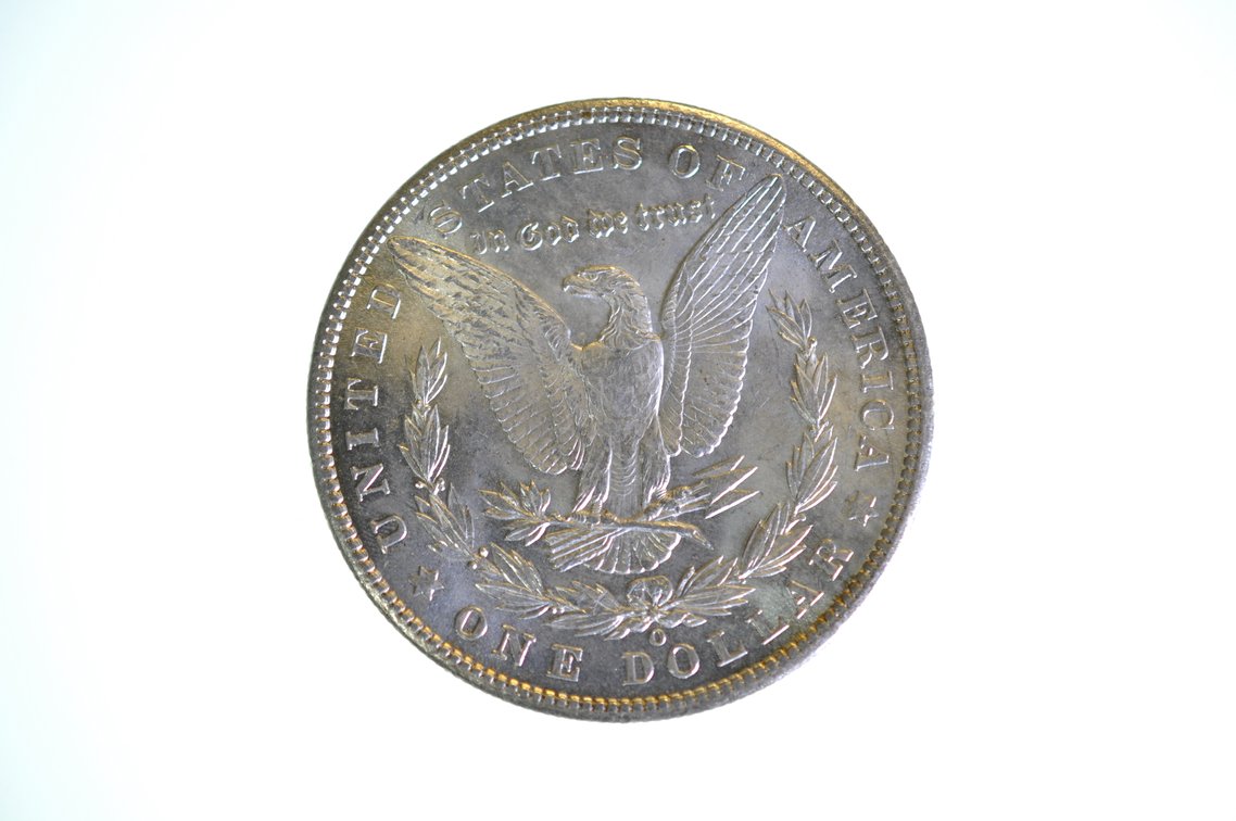1902 Morgan Silver Dollar New Orleans, photo 3 of 3