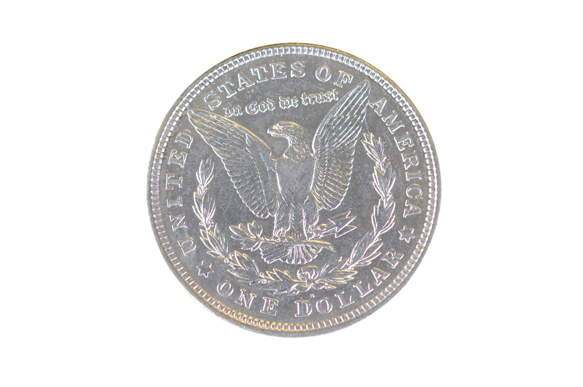 1921 Morgan Silver Dollar Denver, photo 2 of 2