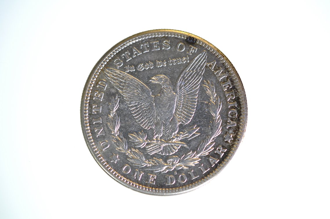 1921 Morgan Silver Dollar San Francisco, photo 2 of 2