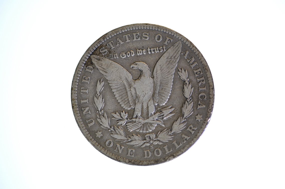 1904 Morgan Silver Dollar San Francisco, photo 2 of 2
