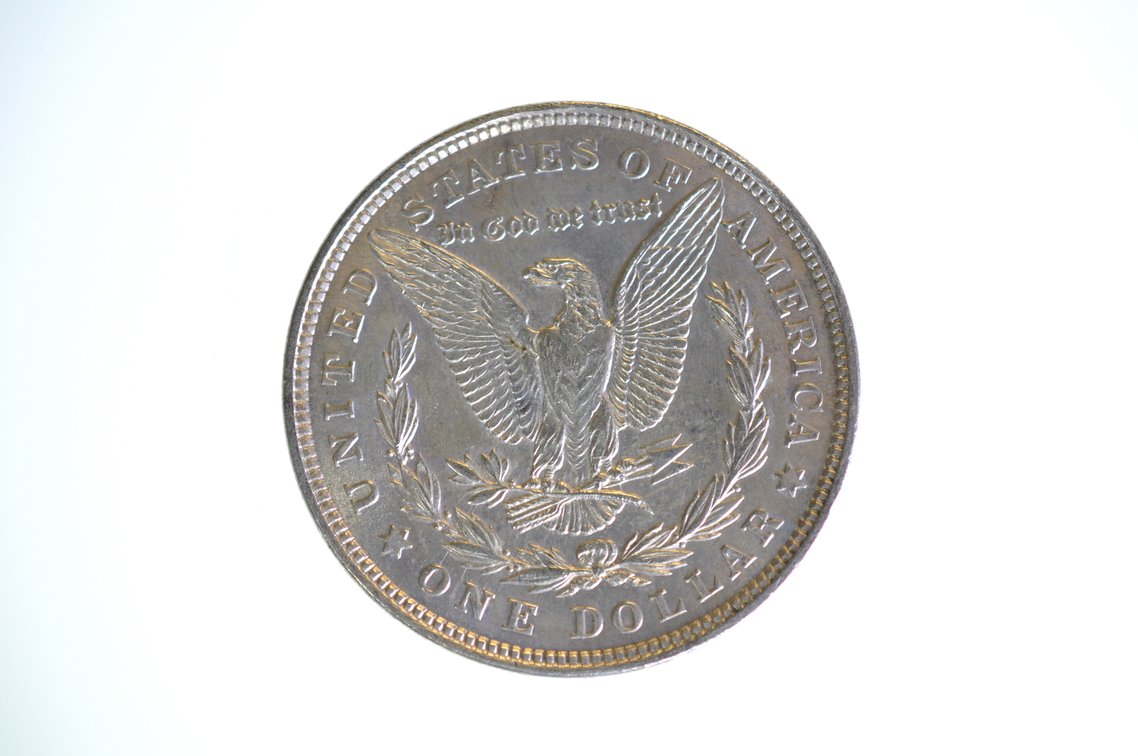 1921 Morgan Silver Dollar Philadelphia, photo 2 of 2