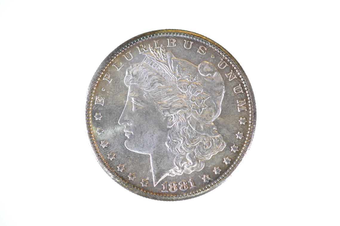 1881 Silver Morgan Dollar Philadelphia, photo 2 of 3