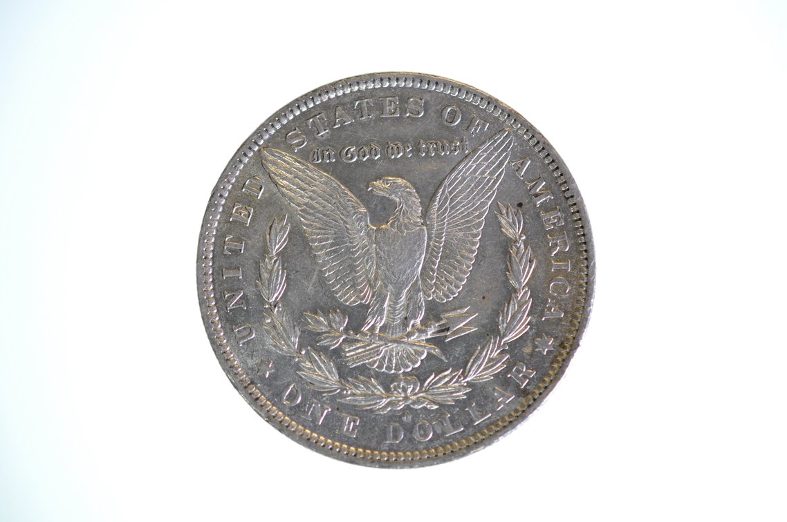 1881 Silver Morgan Dollar New Orleans, photo 2 of 2