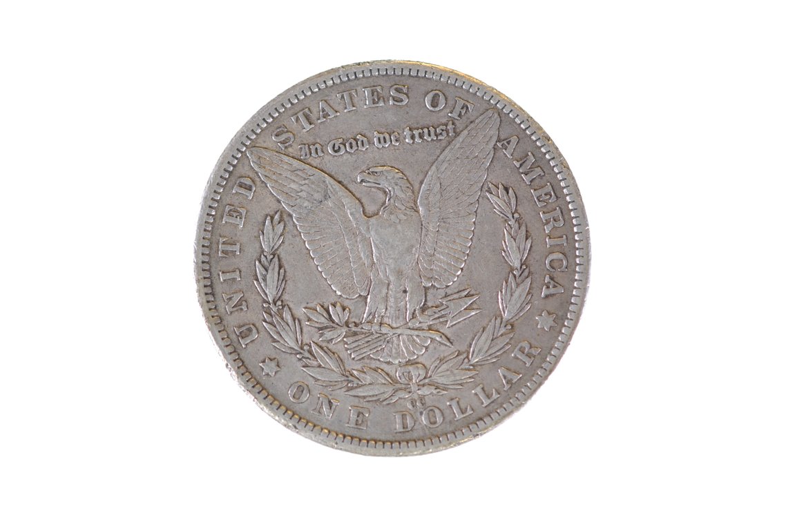 1881 Silver Morgan Dollar Carson City, photo 2 of 2