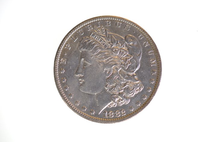 1882 Silver Morgan Dollar New Orleans