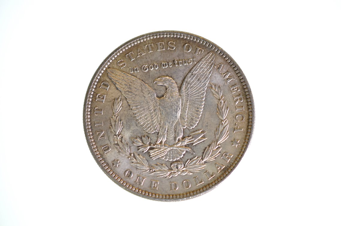 1883 Silver Morgan Dollar Philadelphia, photo 2 of 2