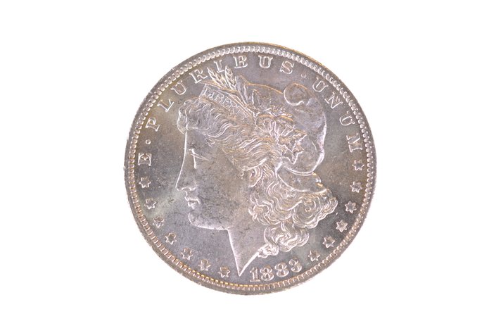 1883 Silver Morgan Dollar New Orleans