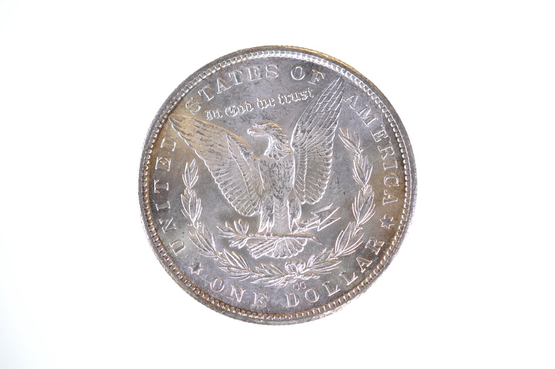 1884 Silver Morgan Dollar Carson City, photo 2 of 2