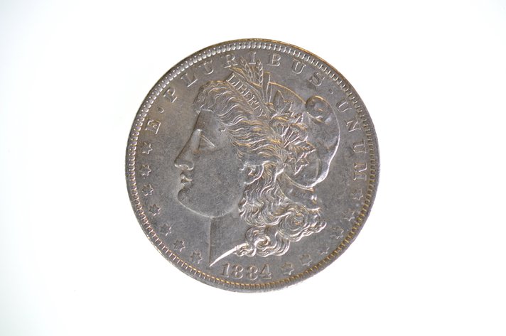 1884 Silver Morgan Dollar New Orleans