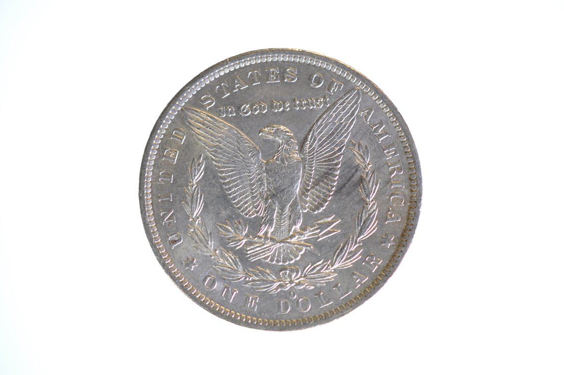 1884 Silver Morgan Dollar New Orleans, photo 2 of 2