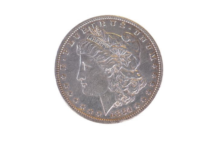 1884 Silver Morgan Dollar Philadelphia