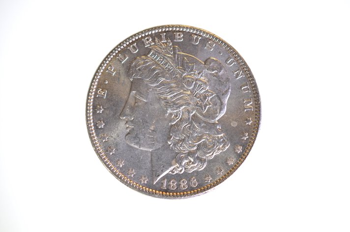 1886 Silver Morgan Dollar Philadelphia