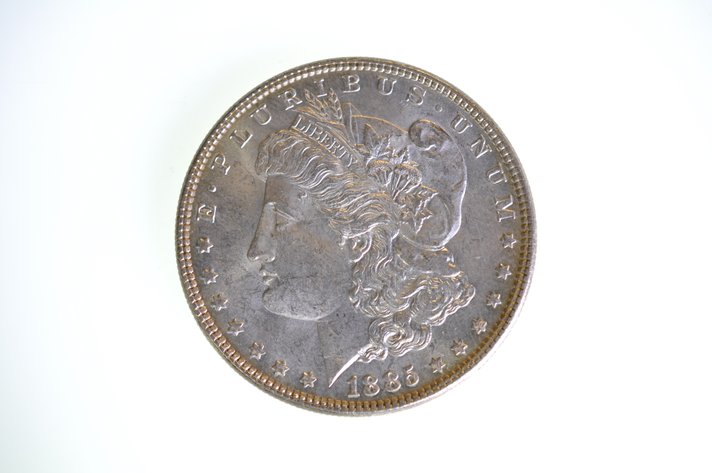 1885 Silver Morgan Dollar Philadelphia