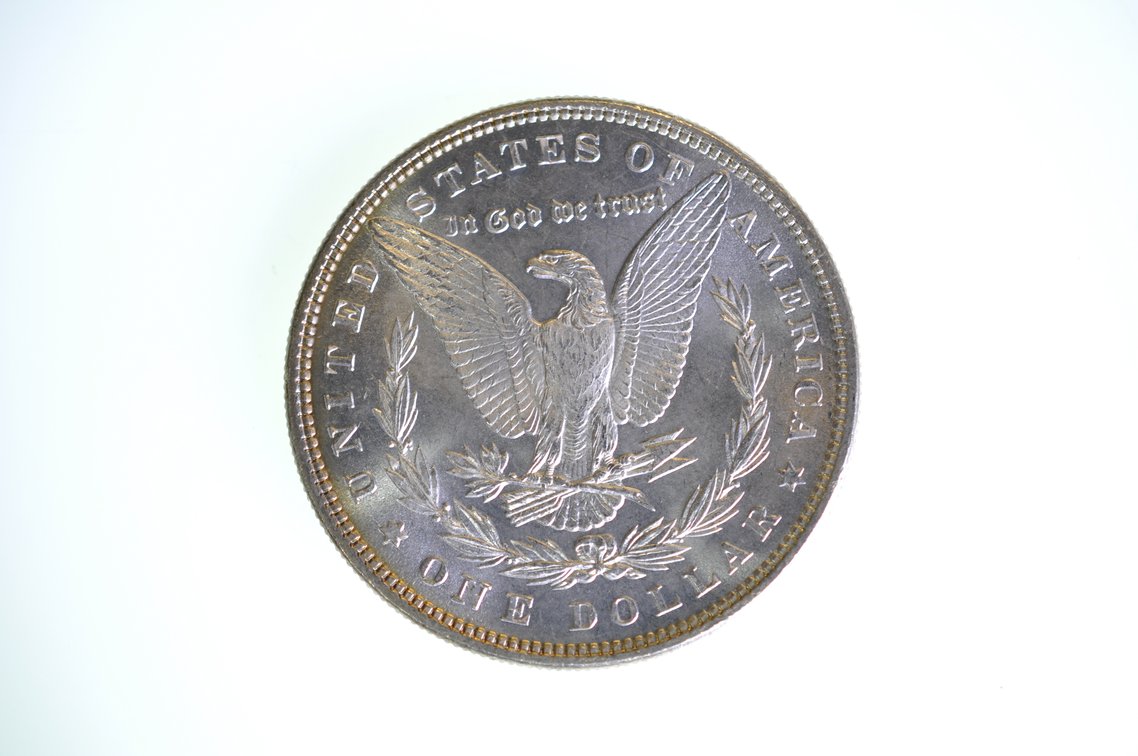 1885 Silver Morgan Dollar Philadelphia, photo 2 of 2