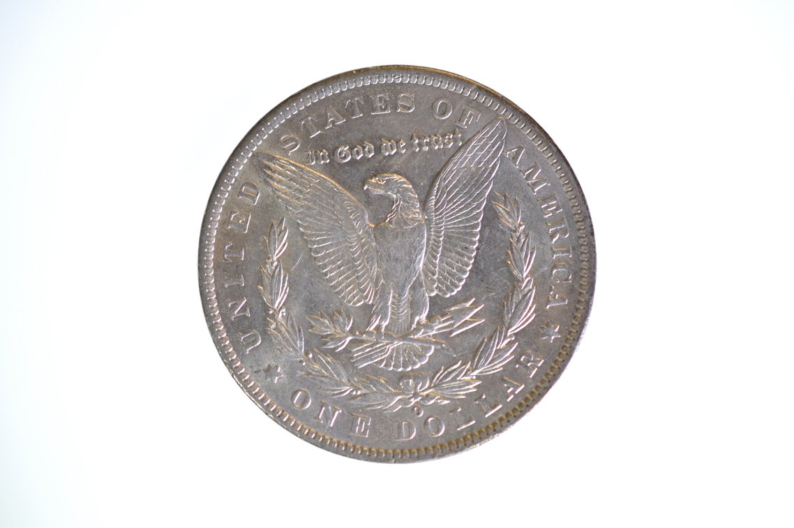 1886 Silver Morgan Dollar New Orleans, photo 2 of 2