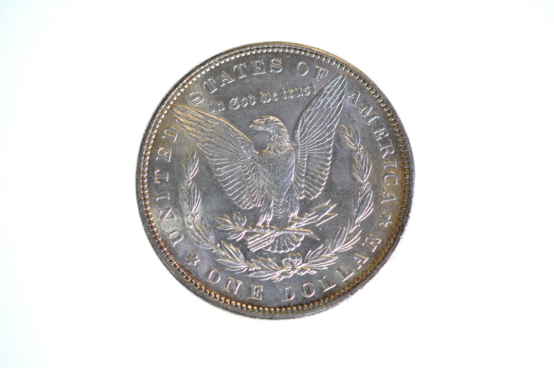 1888 Silver Morgan Dollar Philadelphia, photo 2 of 2