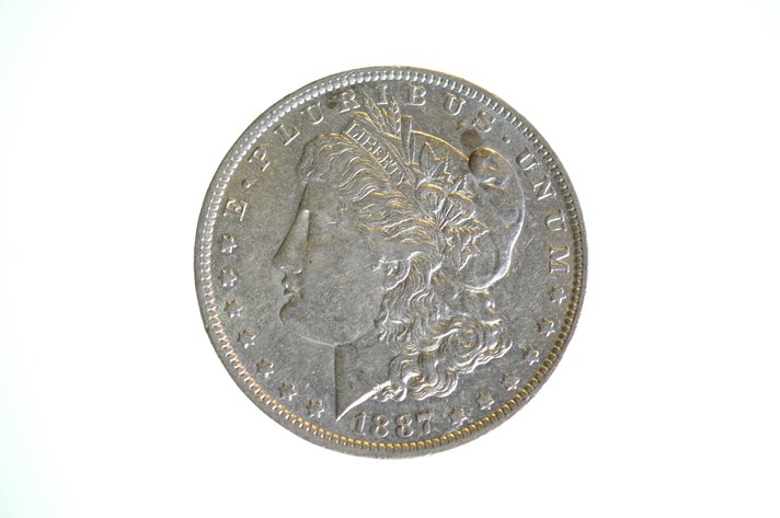 1887 Silver Morgan Dollar New Orleans