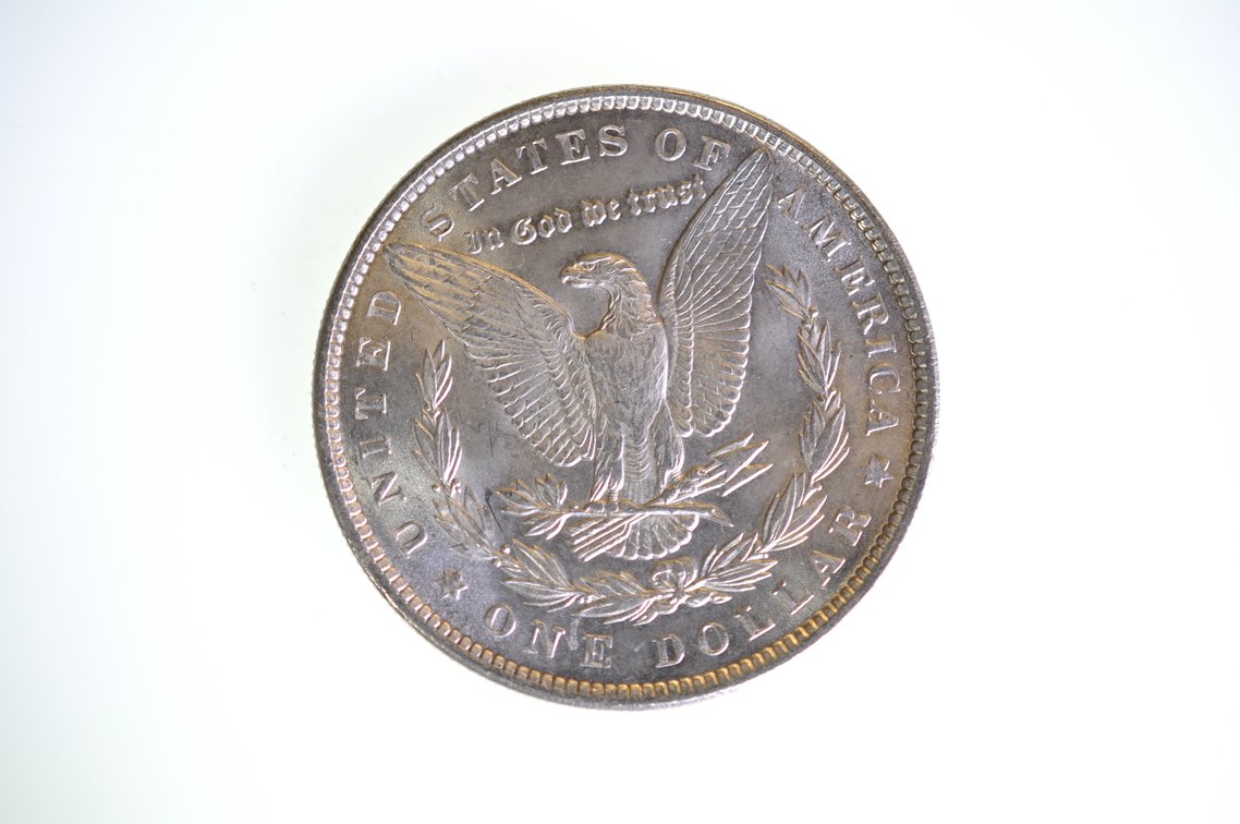 1889 Silver Morgan Dollar Philadelphia, photo 2 of 2
