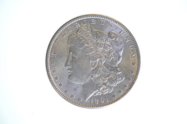 1891 Silver Morgan Dollar Philadelphia
