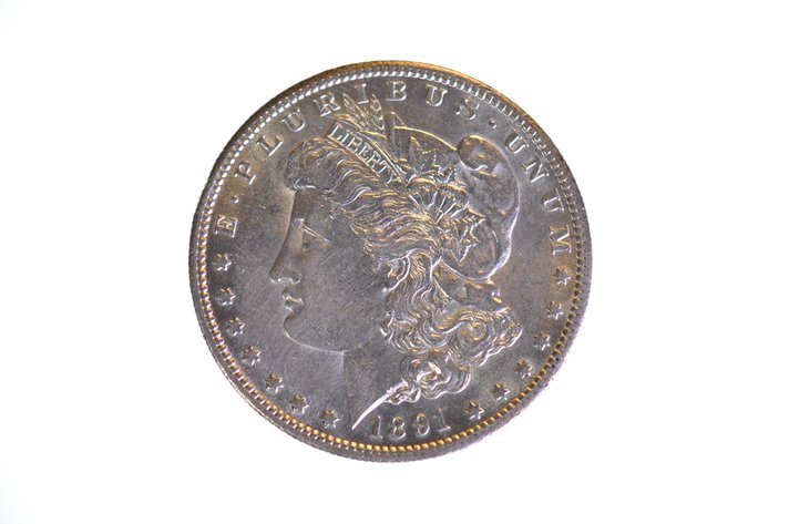 1891 Silver Morgan Dollar San Francisco