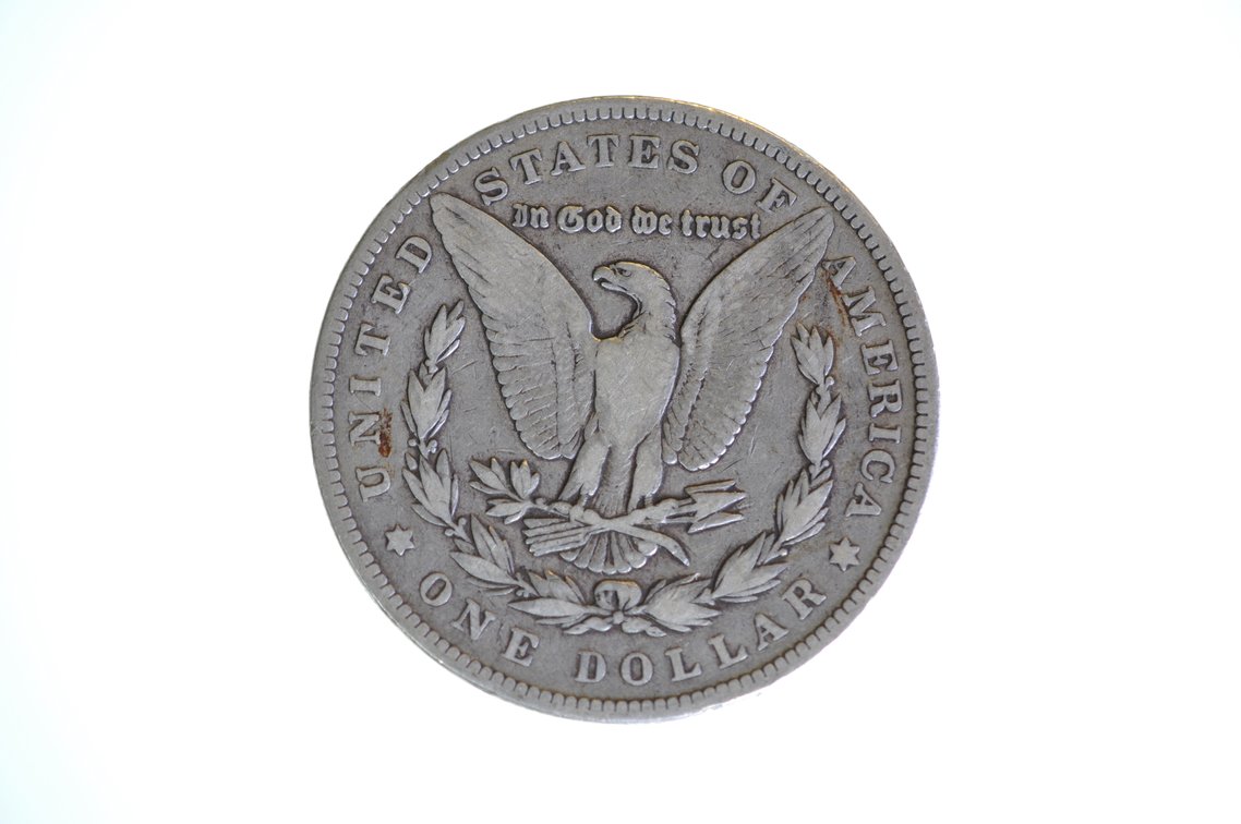 1893 Morgan Silver Dollar Philadelphia, photo 2 of 2