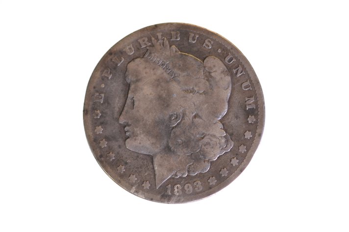 1893 Morgan Silver Dollar Carson City