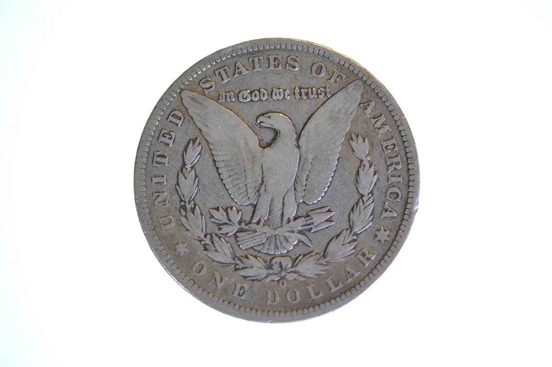 1893 Morgan Silver Dollar New Orleans, photo 3 of 3
