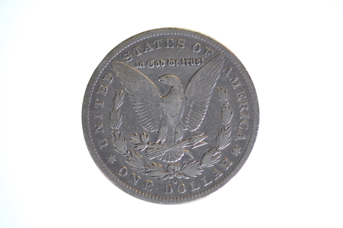 1894 Morgan Silver Dollar New Orleans, photo 2 of 2
