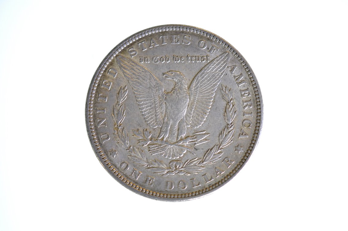 1897 Morgan Silver Dollar Philadelphia, photo 2 of 2