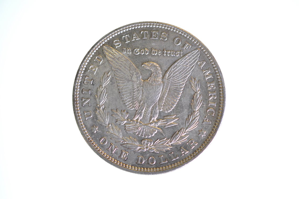 1898 Morgan Silver Dollar Philadelphia, photo 2 of 2