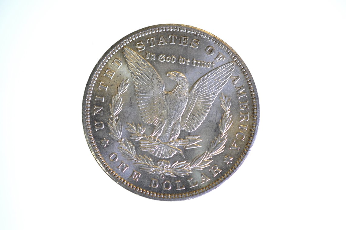 1898 Morgan Silver Dollar New Orleans, photo 2 of 2