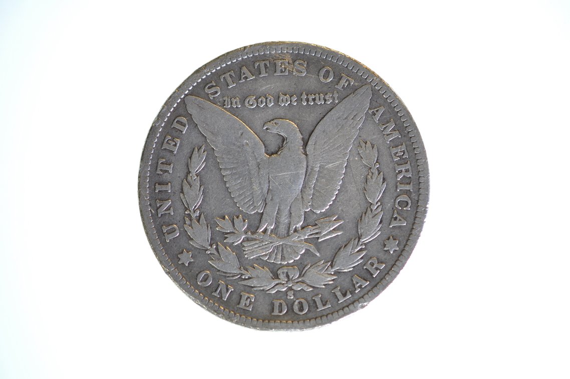 1900 Morgan Silver Dollar San Francisco, photo 2 of 2