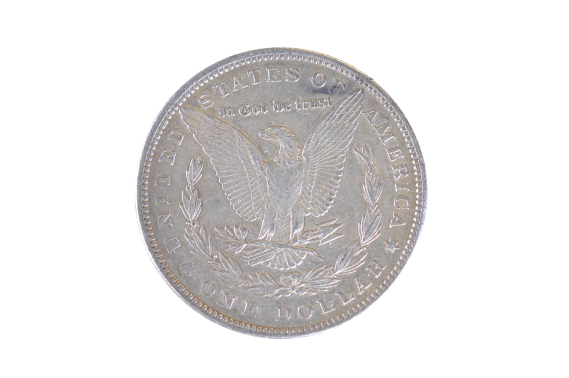 1900 Morgan Silver Dollar Philadelphia, photo 2 of 3