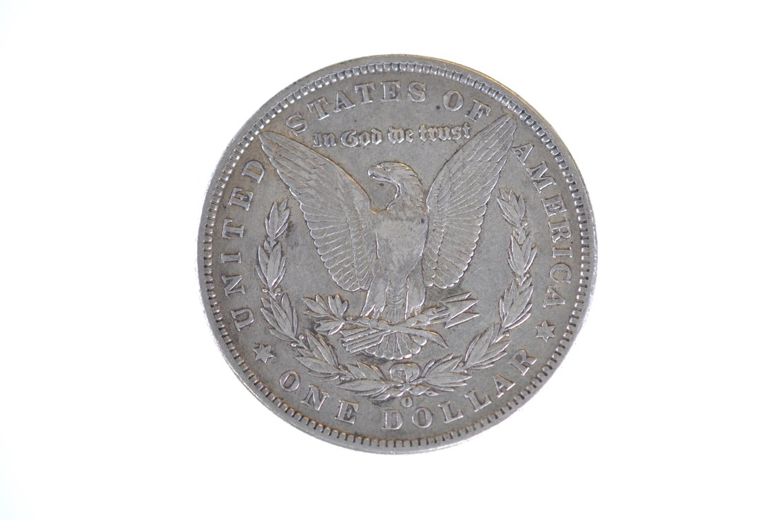 1900 Morgan Silver Dollar New Orleans, photo 2 of 2