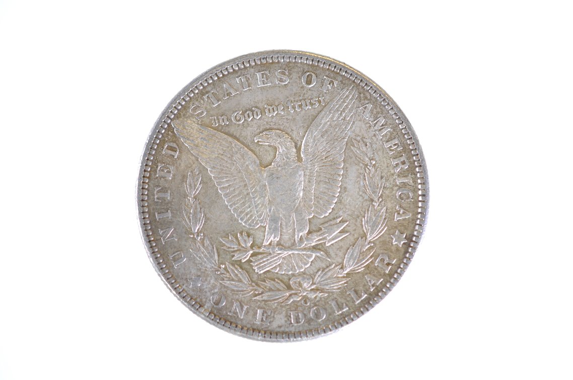 1902 Morgan Silver Dollar New Orleans, photo 2 of 2